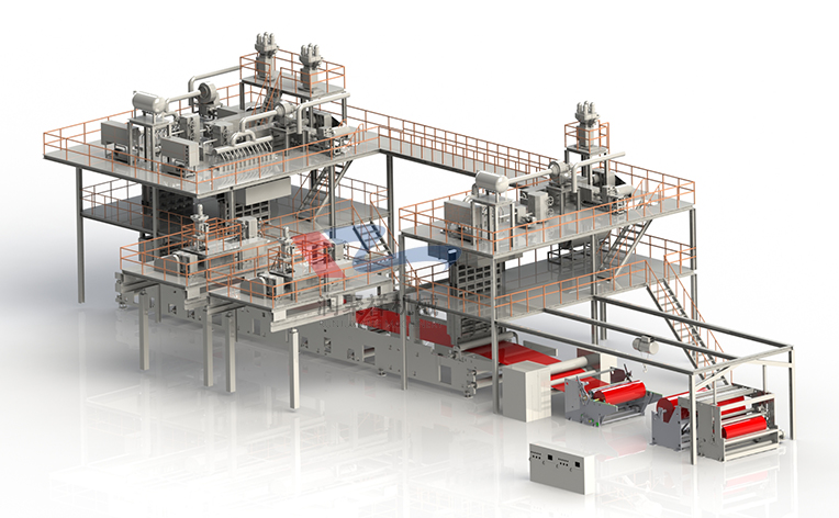 SSMMS melt-spun nonwovens production line recommended by manufacturers SSMMS melt-spun nonwovens production line manufacturer SSMMS melt-spun nonwovens production line price 